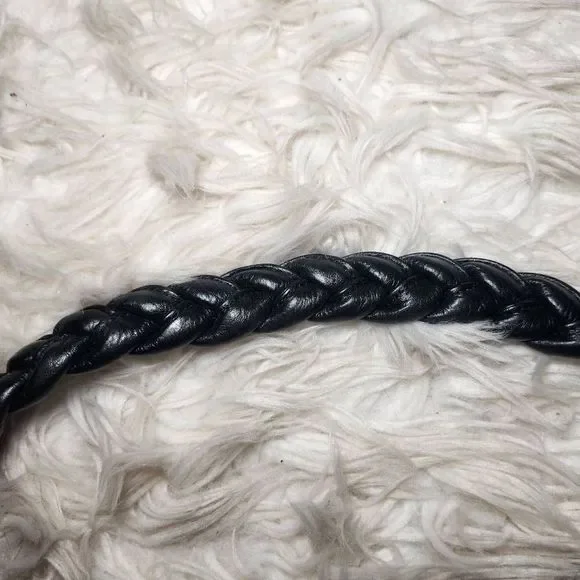 New Isabella Adams Black Leather Purse Handbag - Picture 7 of 13